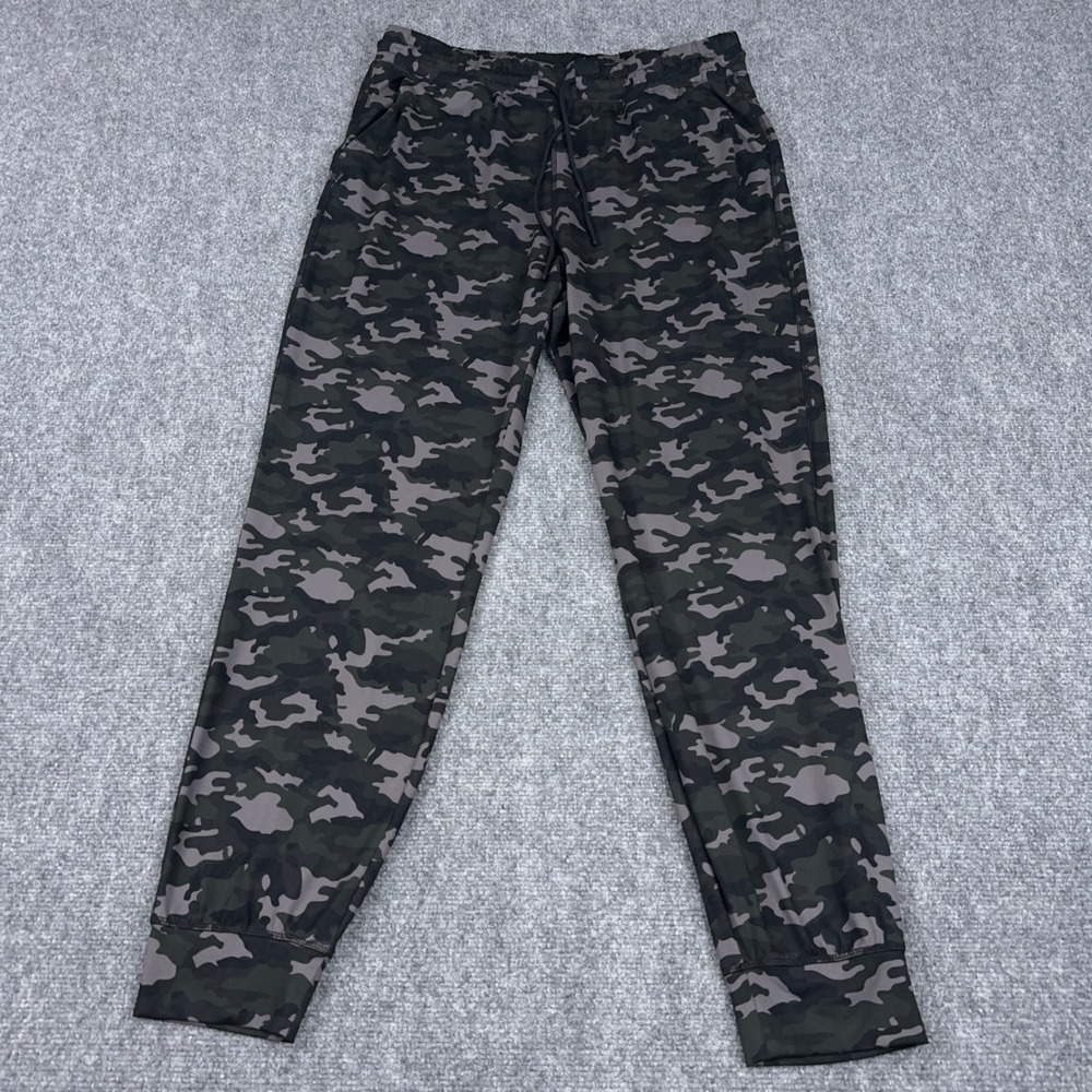 Fabletics High-Waisted Performance Jogger Women's XL Green Camo Gym Workout - Picture 2 of 10